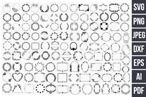 Download 110+ Floral Wreath Svg Bundle, Floral - Floral Collection