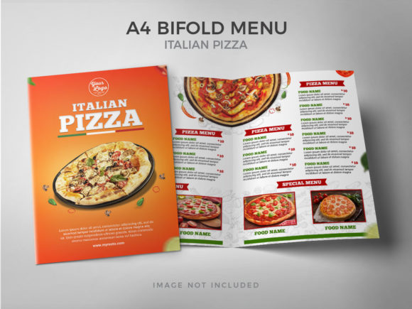 Download A4 Bifold Italian Pizza Food Menu - Menu Collection