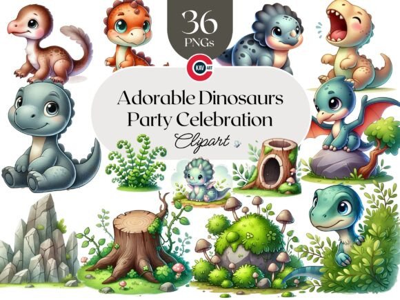 Download Dinosaurs Theme Celebration Graphics - Graphic Collection