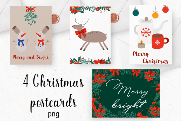 Download Christmas Postcard Printable. - Postcard Collection